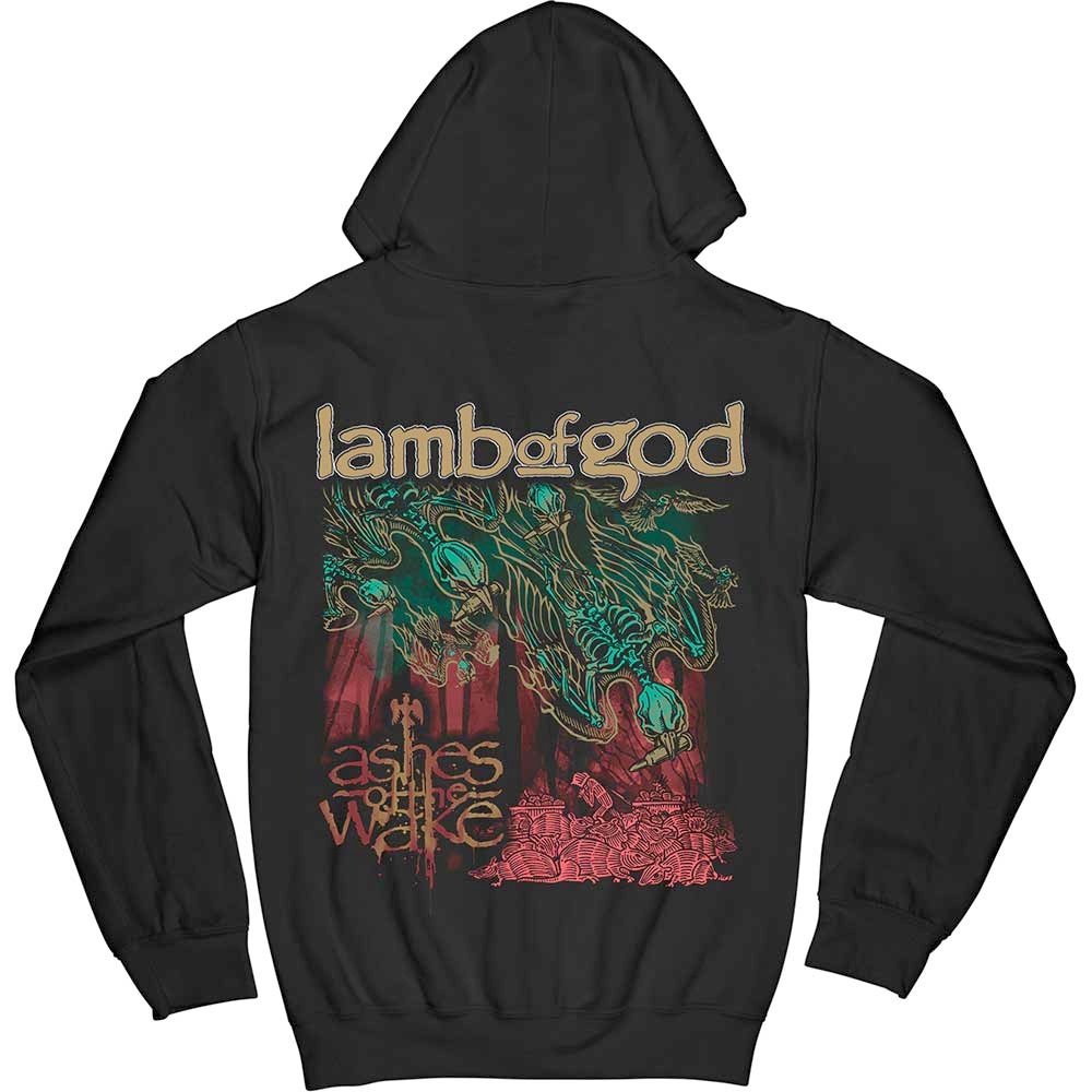 Lamb Of God - Ashes Of The Wake Album Cover Zip hoodie - Black